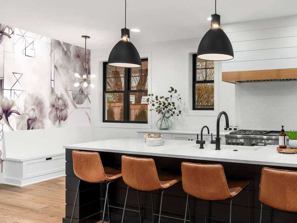 Geometria akwarelowa brązowa