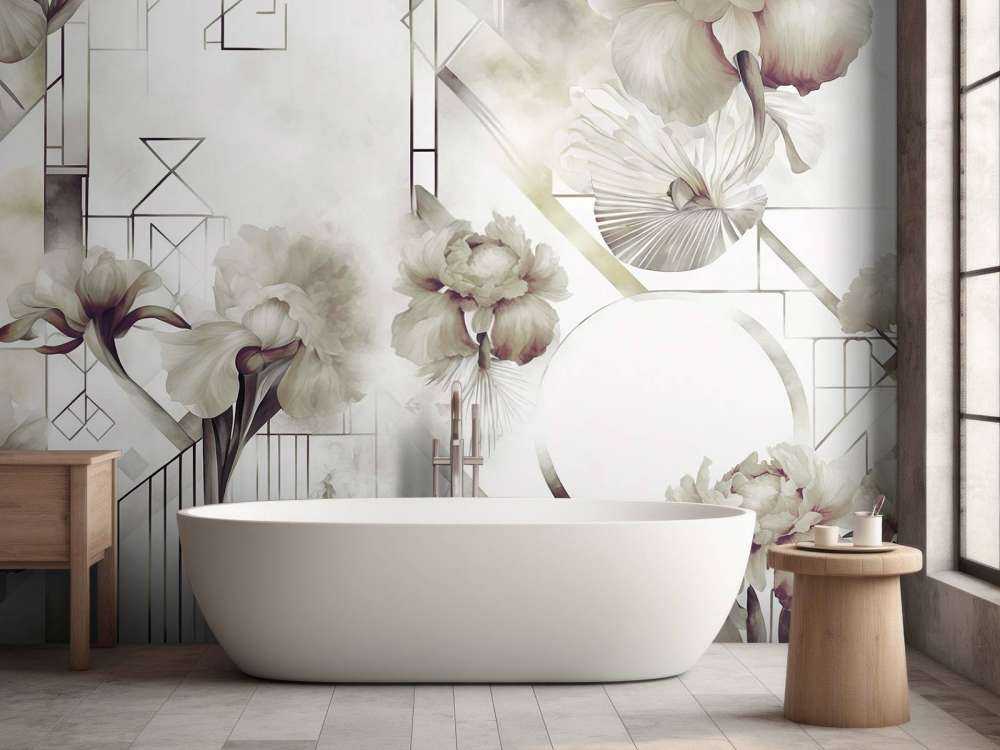 Geometria akwarelowa piasku