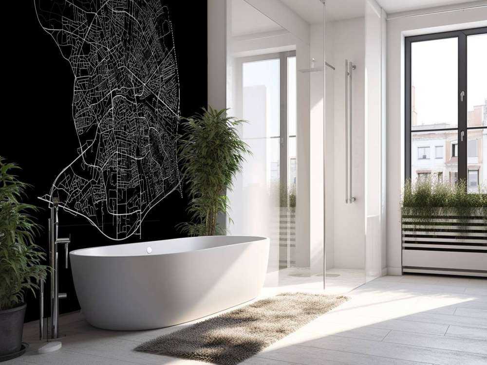 Mapa Apeldoorn, czarna