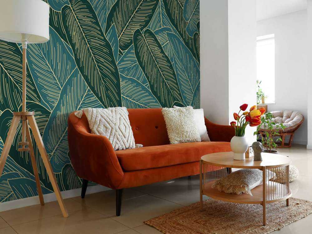 Złoty rozszczepiony liść