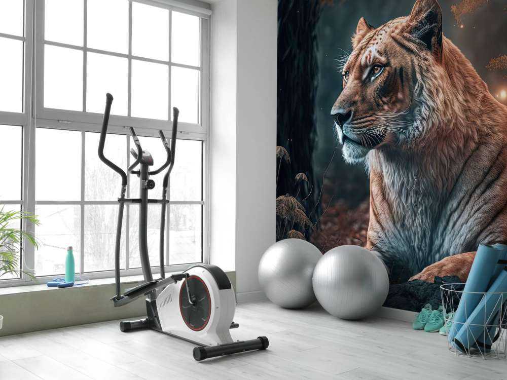 Ilustracja przedstawiająca lwa