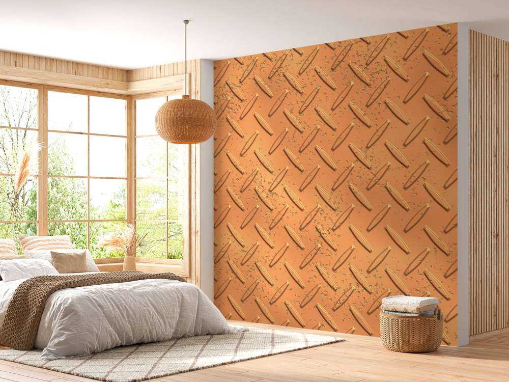 Brązowa płyta metalowa