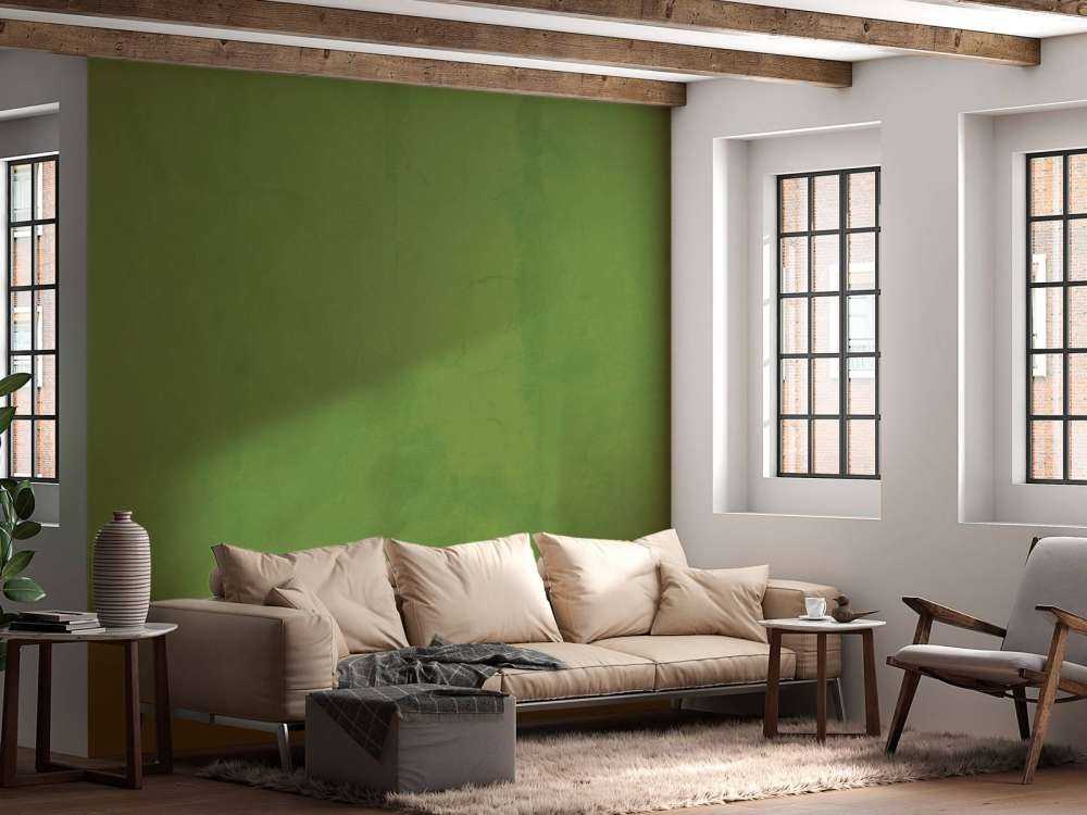 Beton w kolorze zielonego awokado