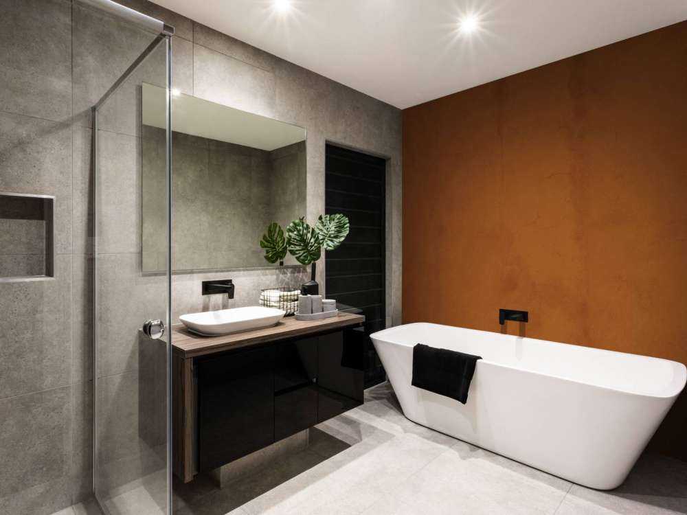 Beton jasno-czerwono brązowy