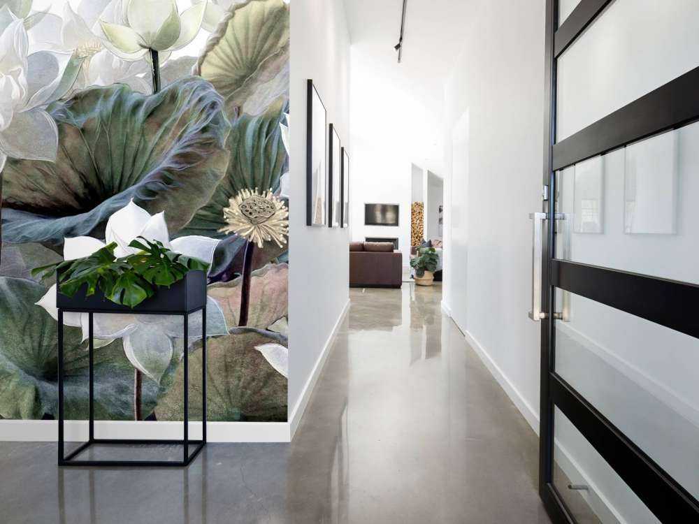 Malownicze kwiaty lotosu