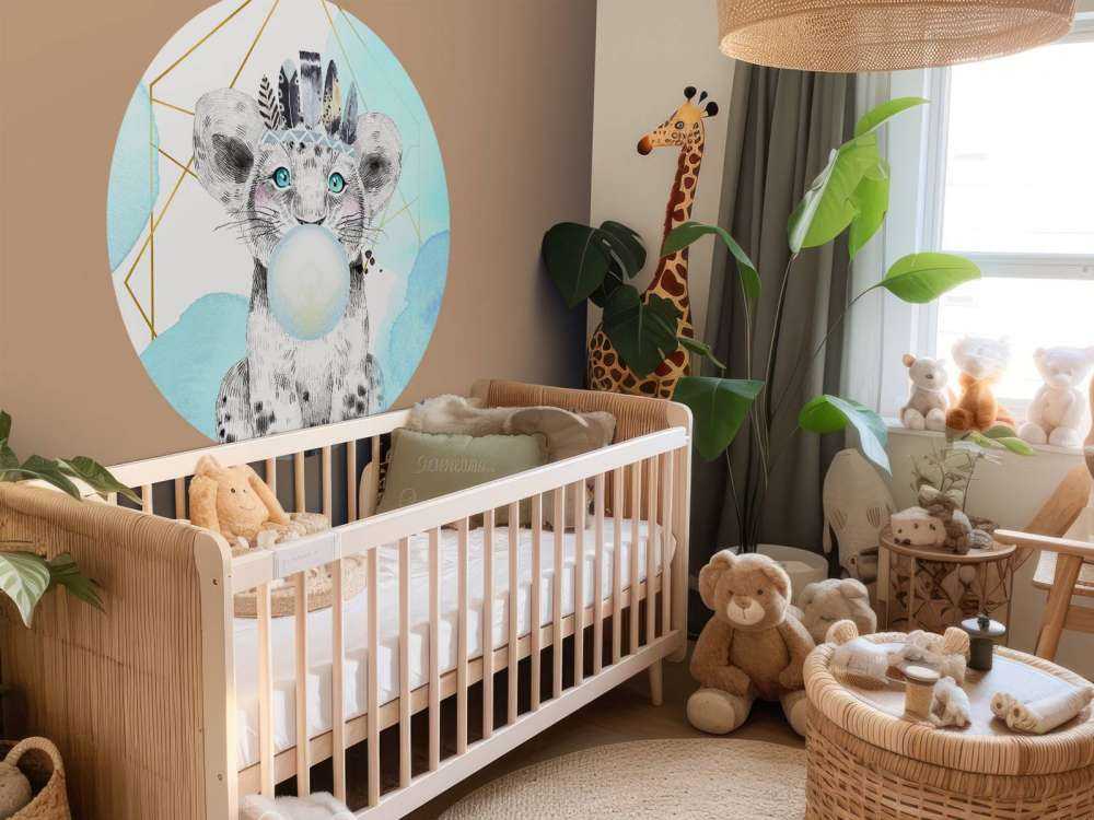 Indyjskie lwiątko z dzwoneczkiem z gumy balonowej