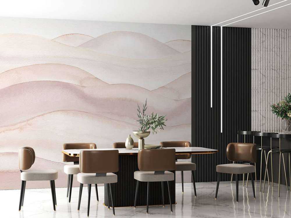 Abstrakcyjny falisty gradient - nude