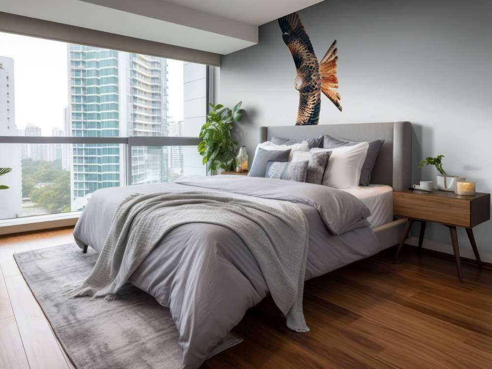 Czerwony latawiec z rozpostartymi skrzydłami