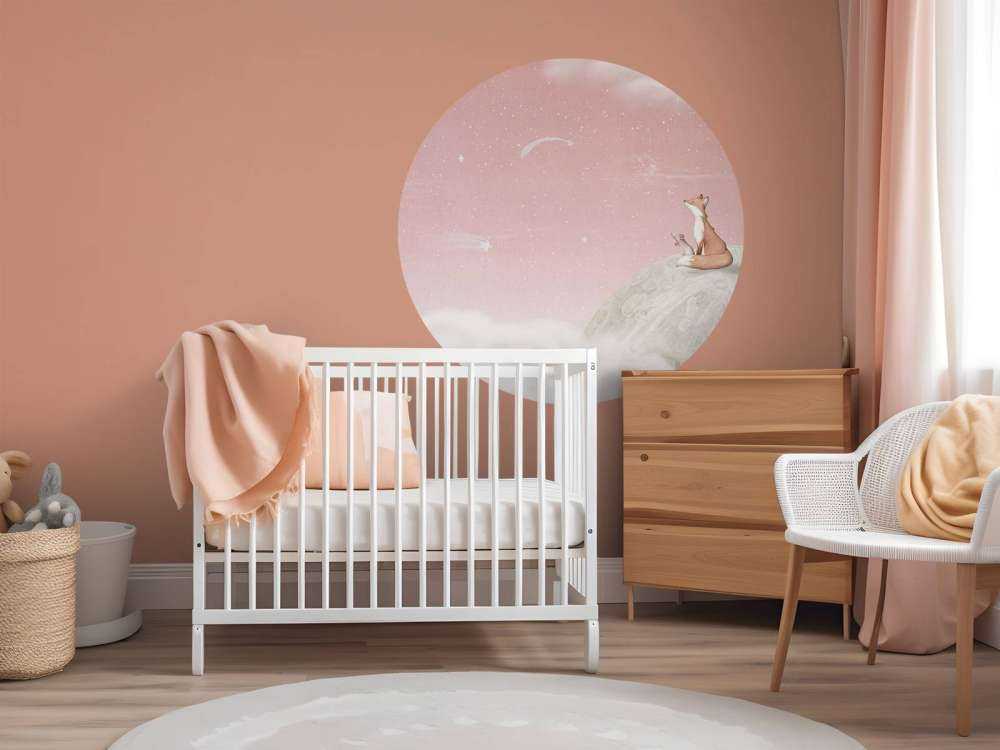 Fox on the Moon - Pink