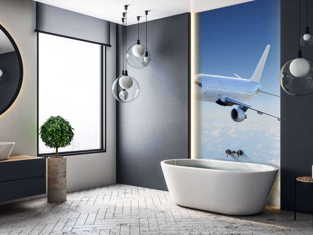 Samolot nad chmurami