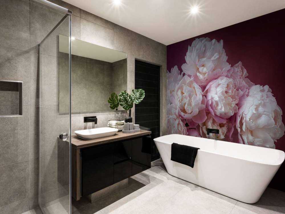 Pęczek różowych piwonii