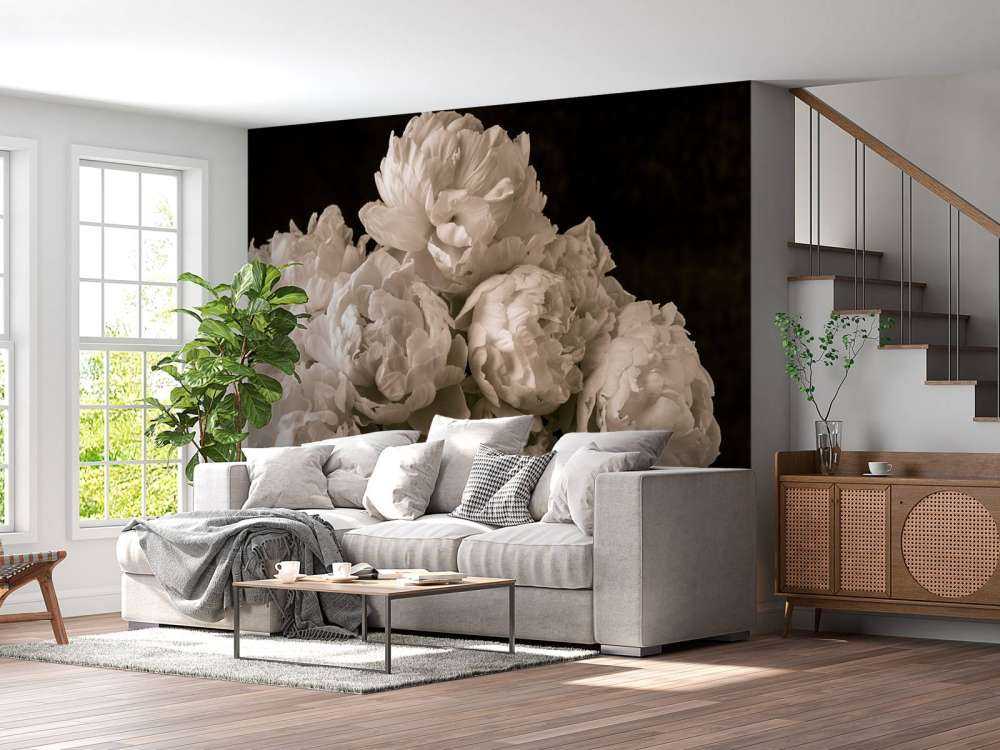 Pęczek piwonii vintage