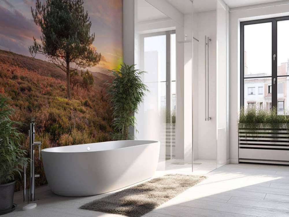 Zachód słońca w opuszczonej okolicy