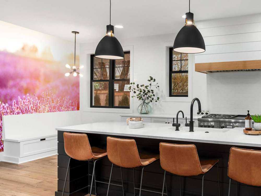 Zbliżenie na kwiaty lawendy