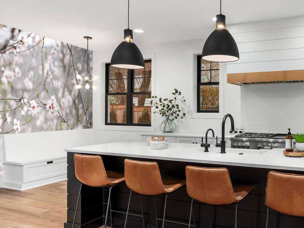 Różowo-białe kwiaty