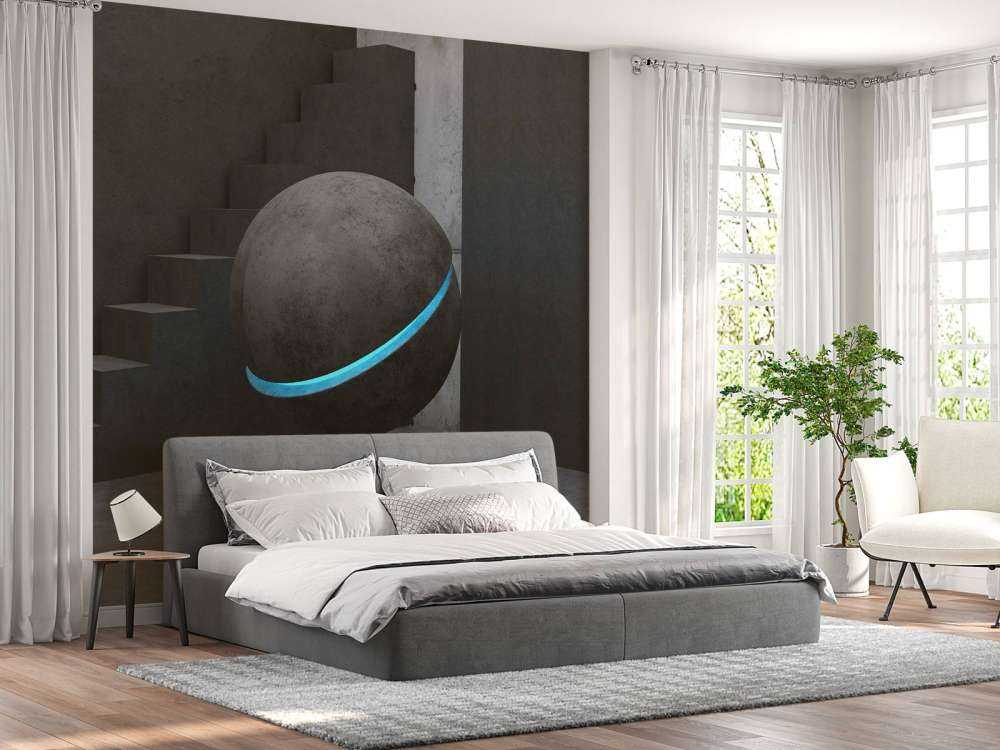 Klatka schodowa z kulą 3D