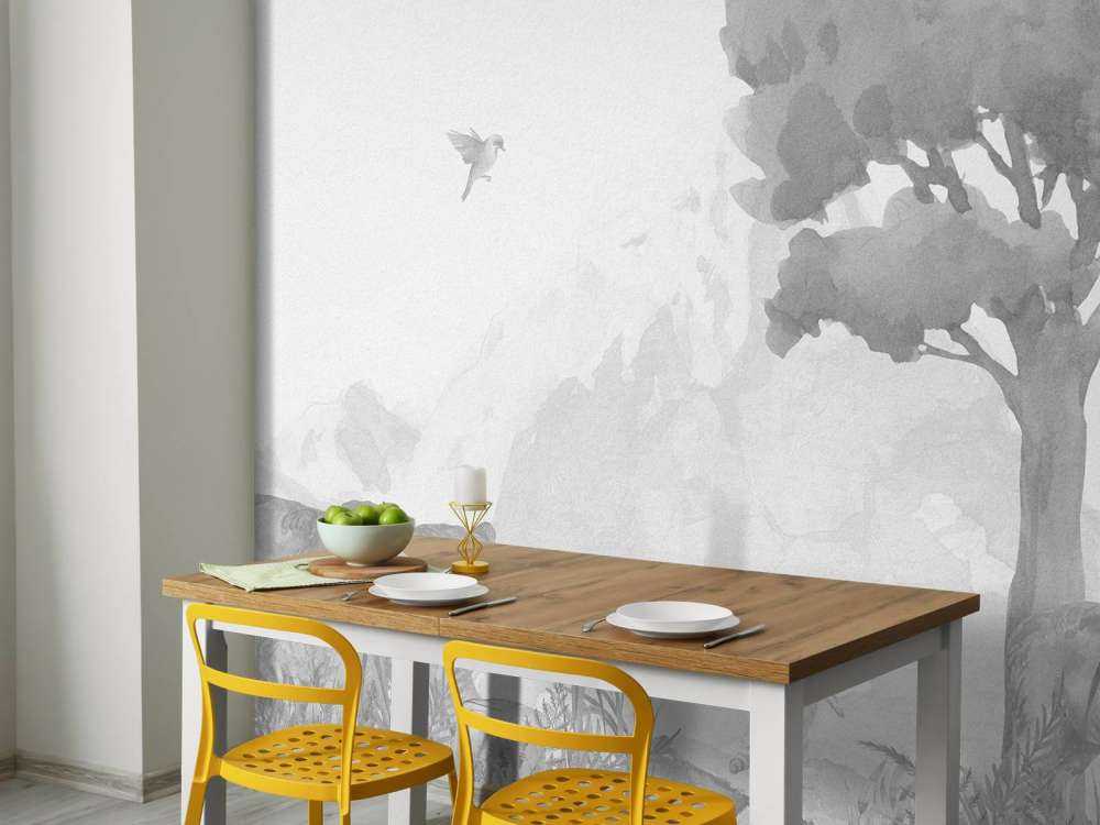 Zwierzęta leśne w czerni i bieli