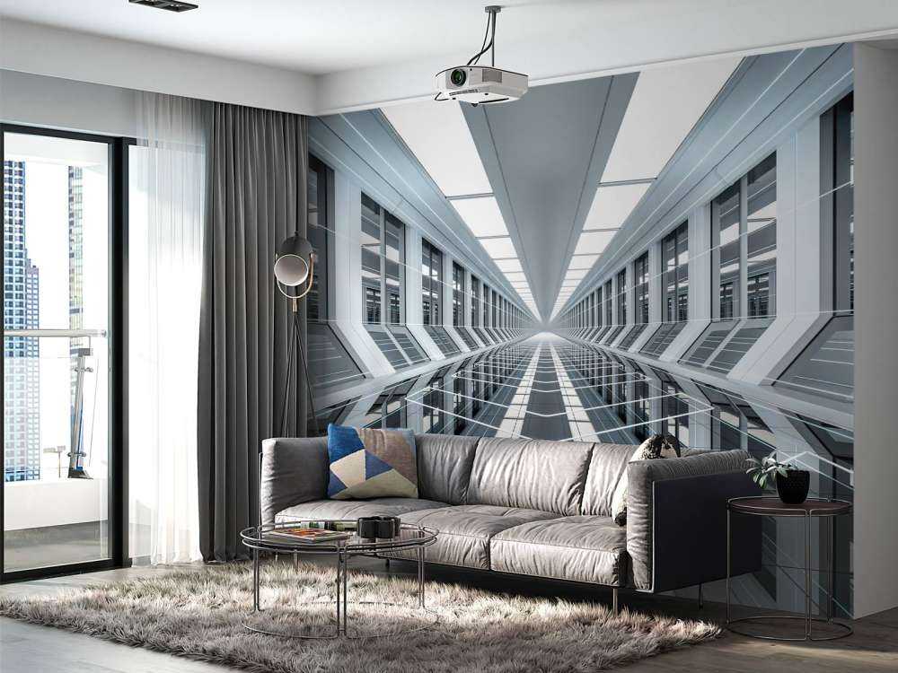 Korytarz 3D w biurze