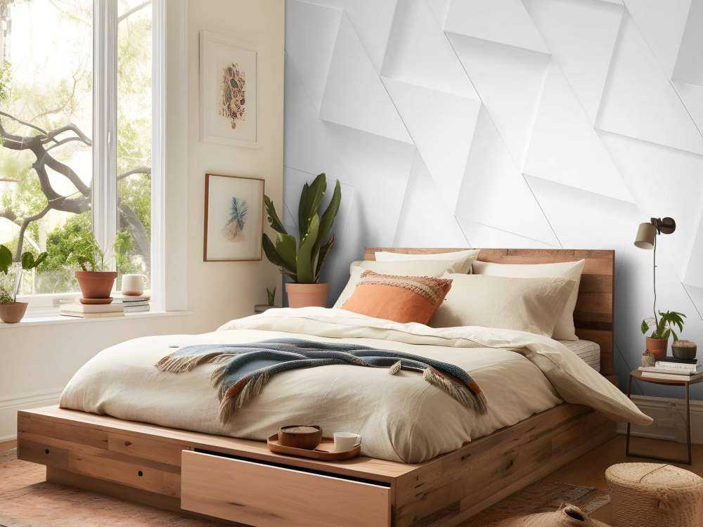 Białe trójkąty 3D