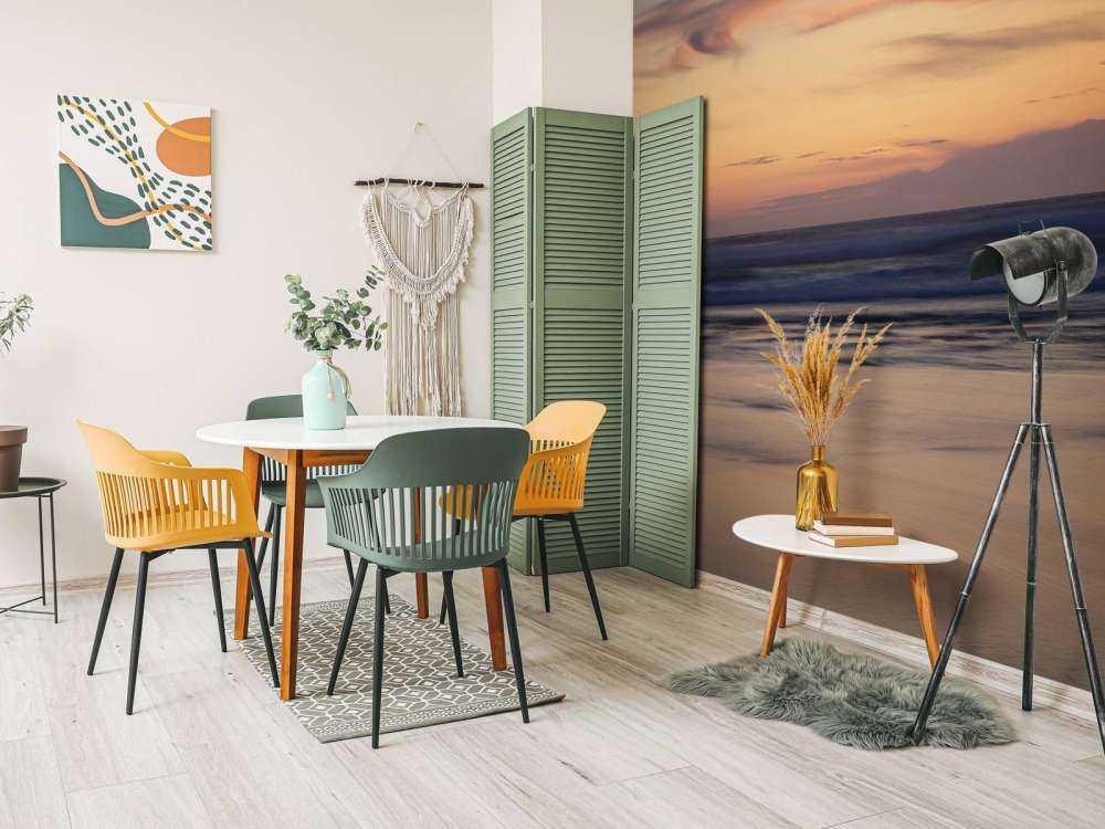 Zachód słońca na wybrzeżu