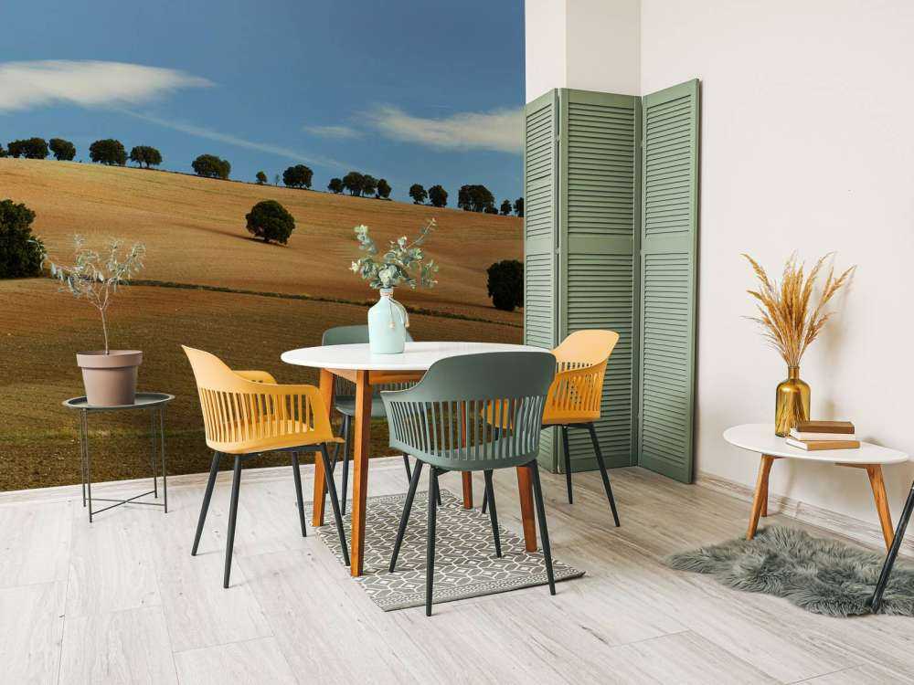 Drzewa w hiszpańskim krajobrazie