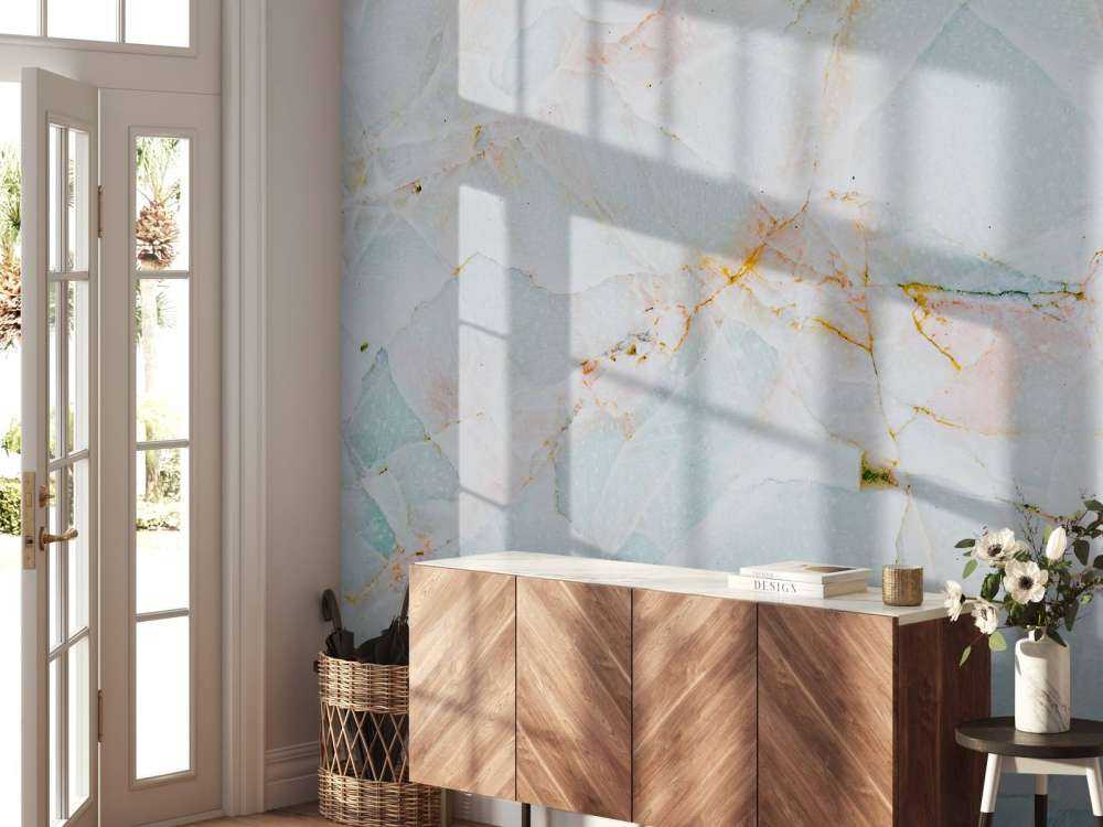 Naturalny niebieski marmur