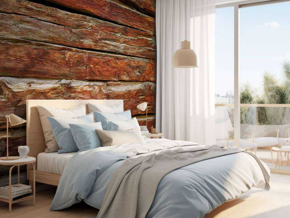 Szorstkie deski drewniane