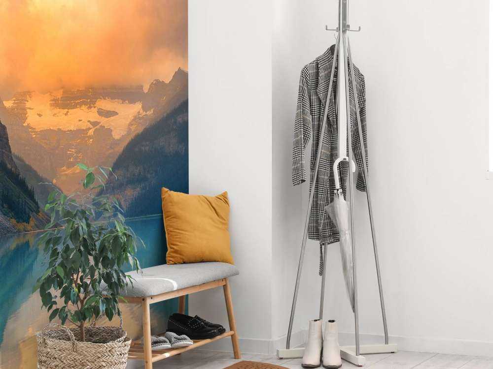 Górskie jezioro z filtrem z epoki