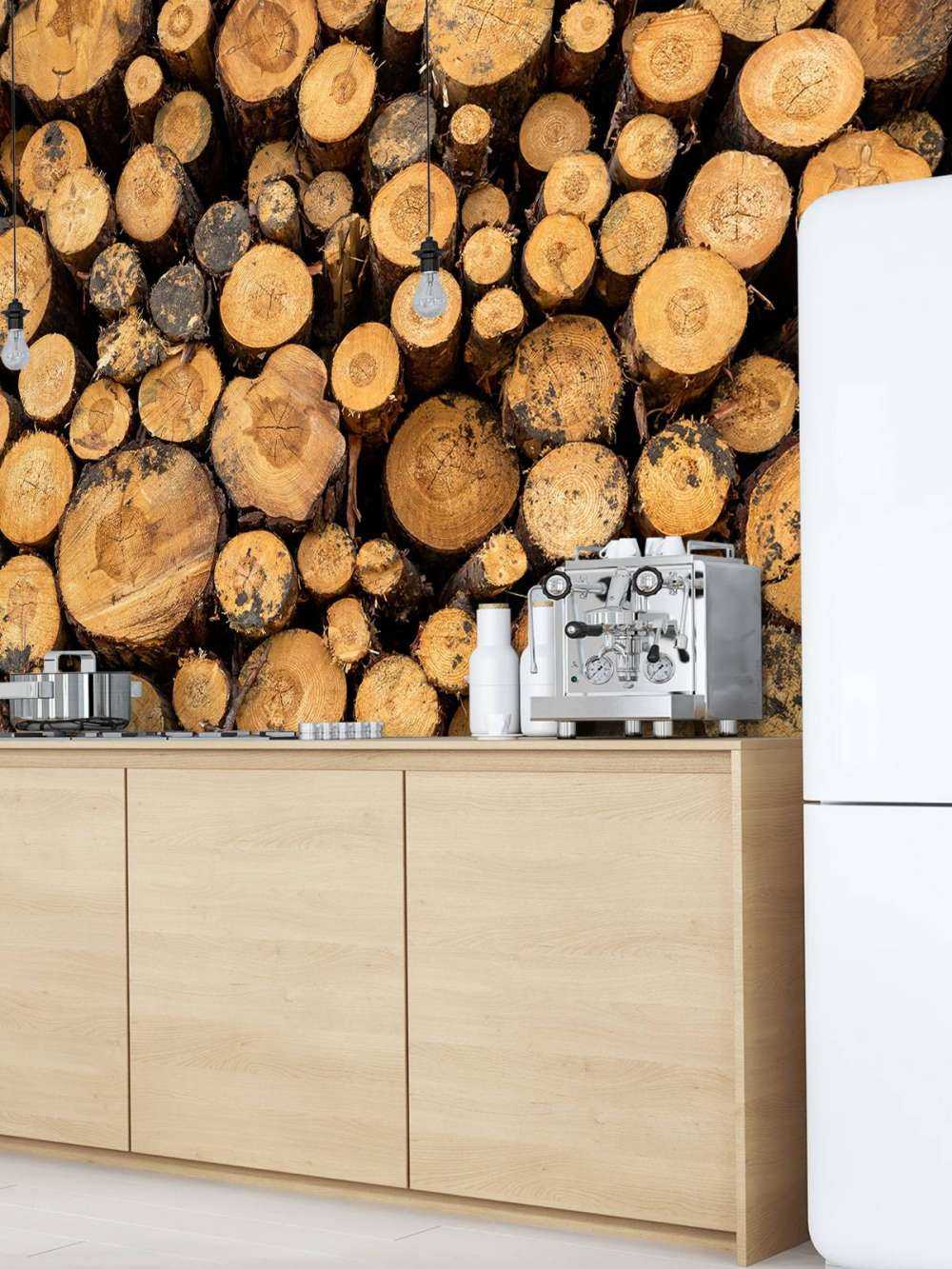 Drewno ułożone w stos