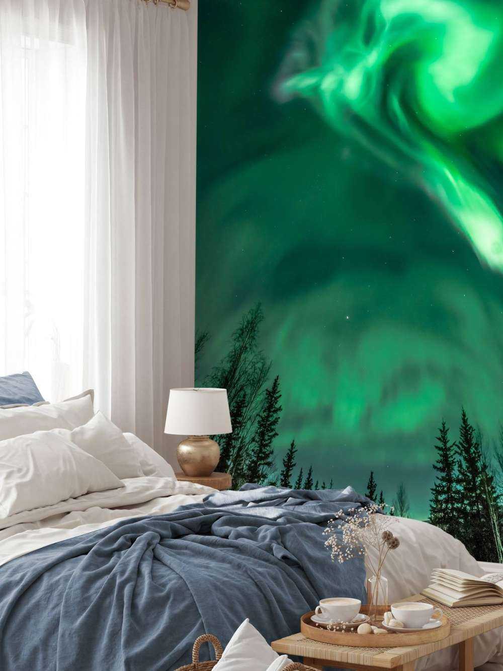 Spiralne światła północne