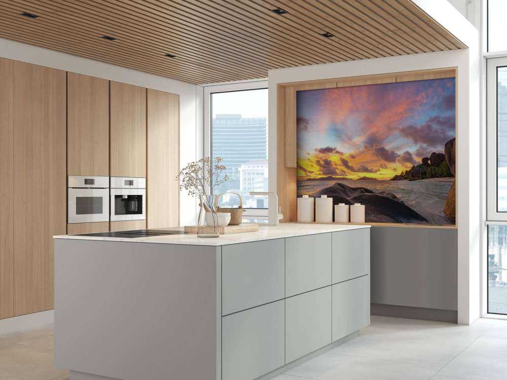 Zachód słońca na tropikalnej plaży