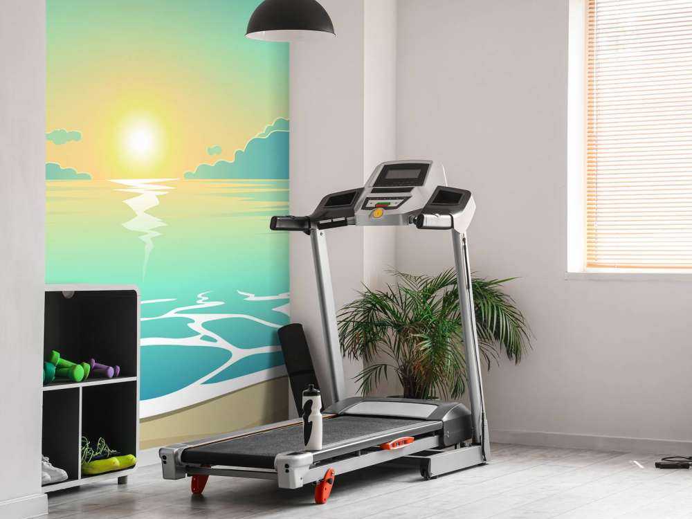 Narysowany wschód słońca