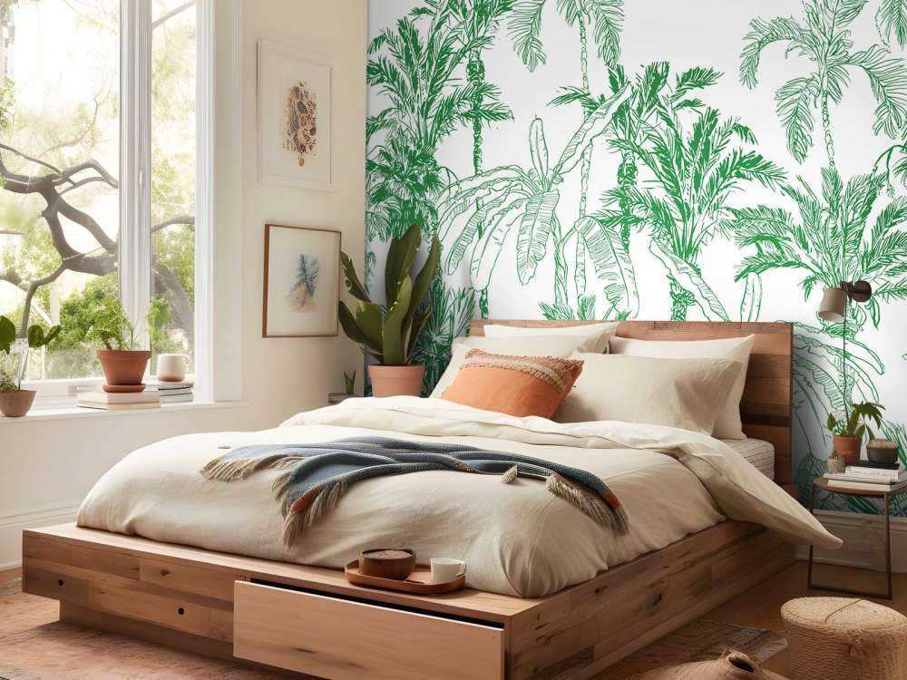 Ilustracja zielonej dżungli