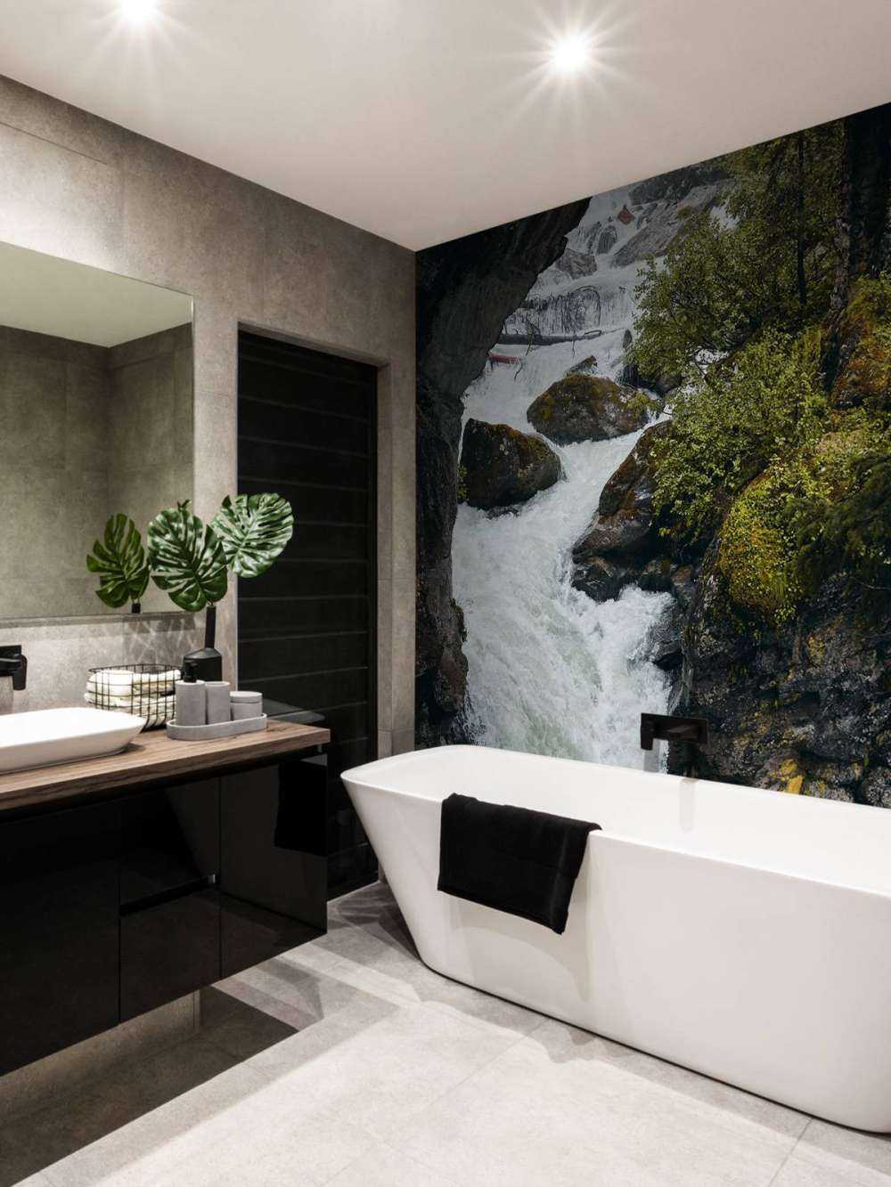 Mostek przy wodospadzie