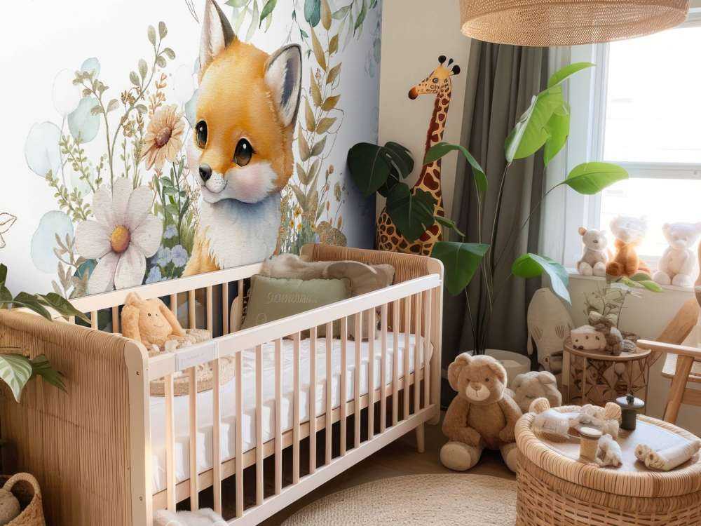 Młode z miętowymi i złotymi liśćmi