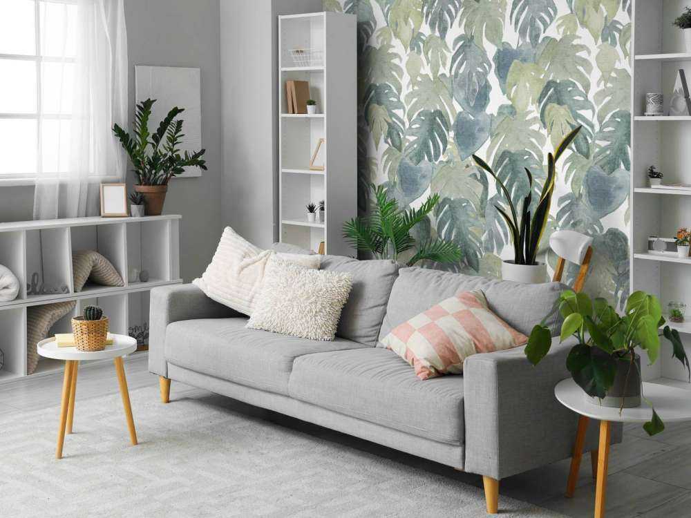 Tropikalne palmy akwarelowe