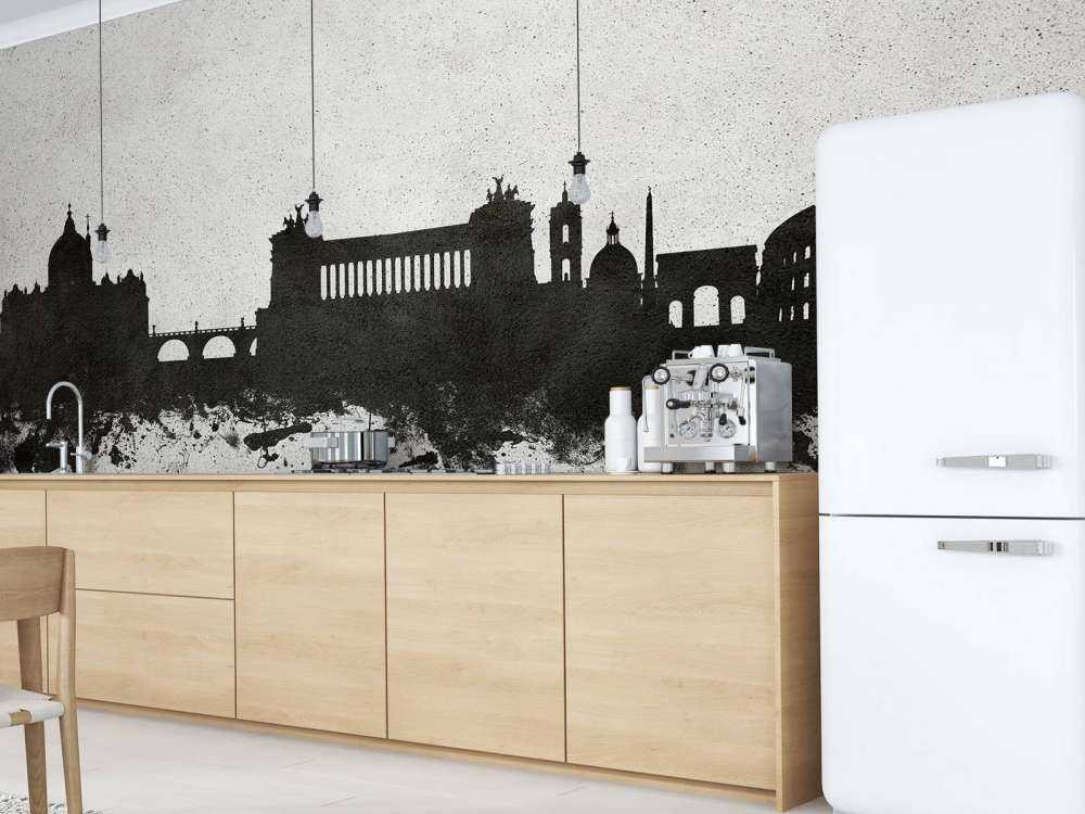 Akwarela panorama, Rzym