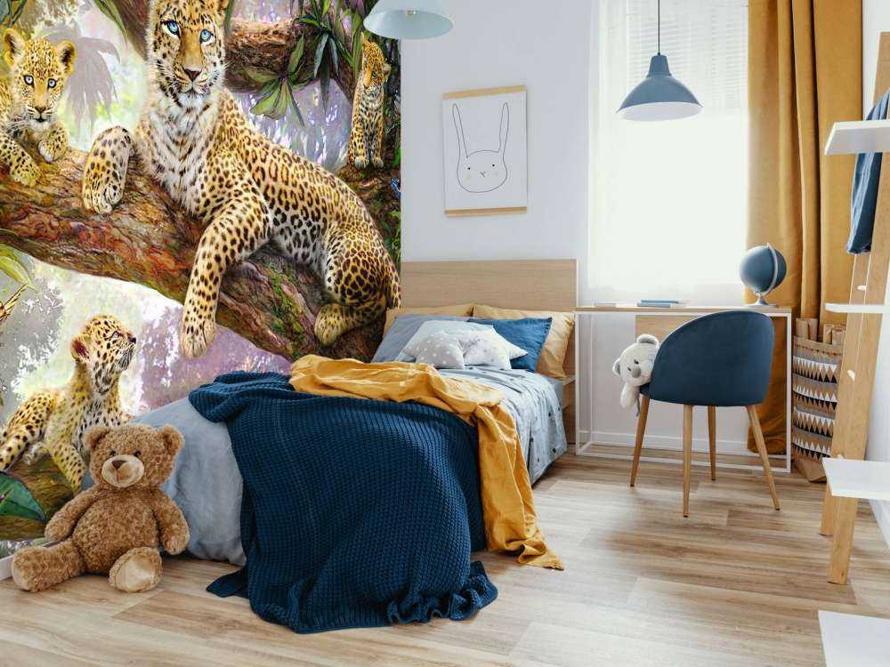 Tree Top Leopard Family