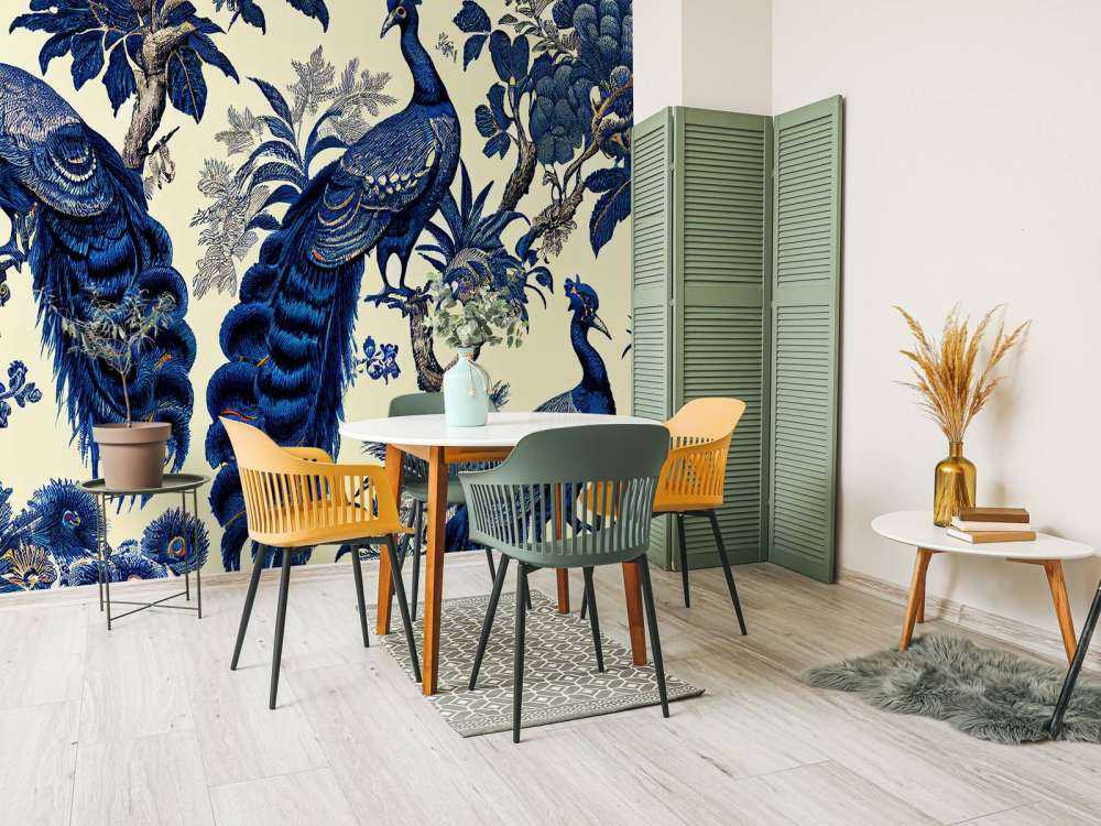 Królewski błękit Pawi blask