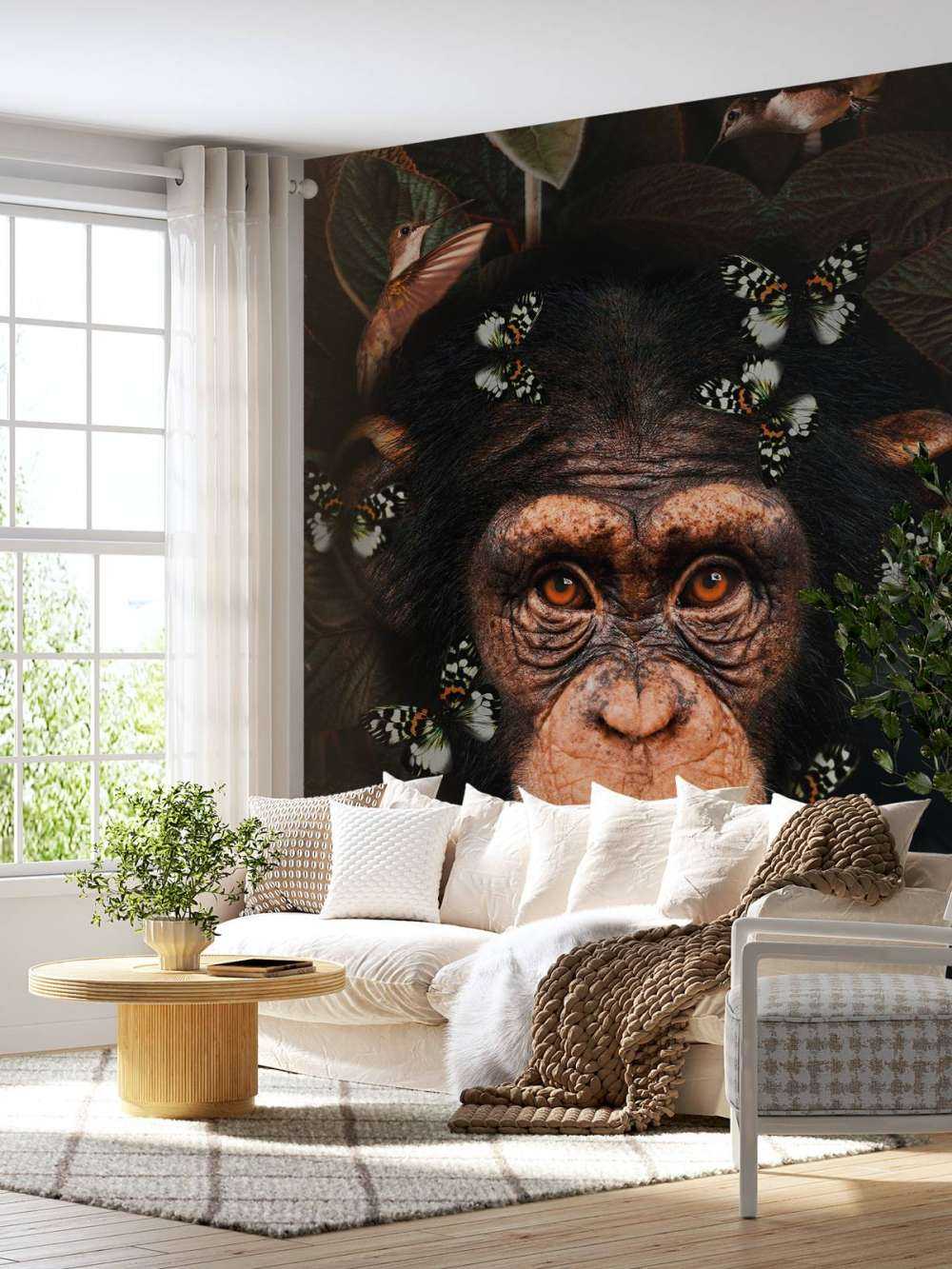 Tropical Chimpanzee Portret