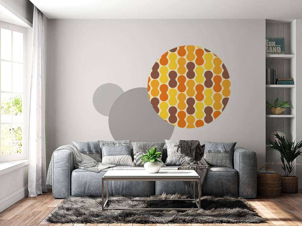 Retro wzór w kwiaty