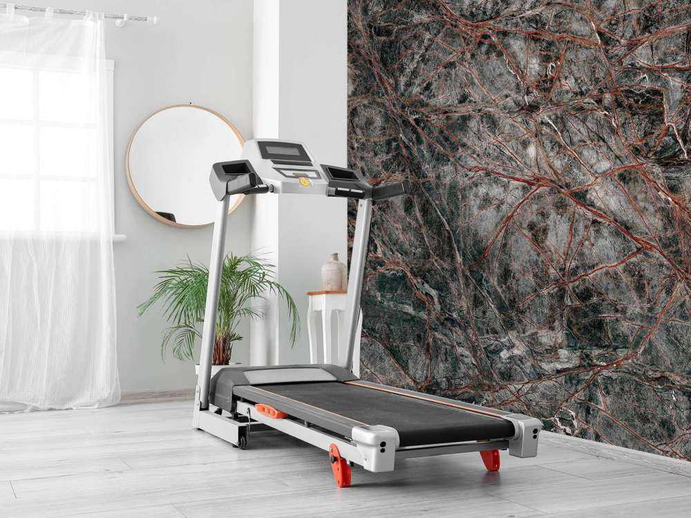 Szary marmur o pięknej strukturze