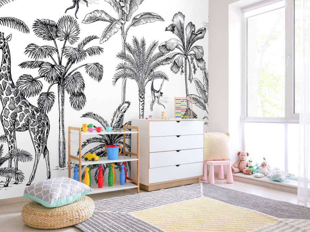 Tropikalna dżungla zwierząt