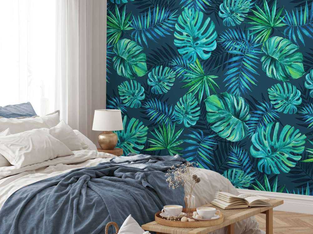 Tropikalne rośliny akwarelowe