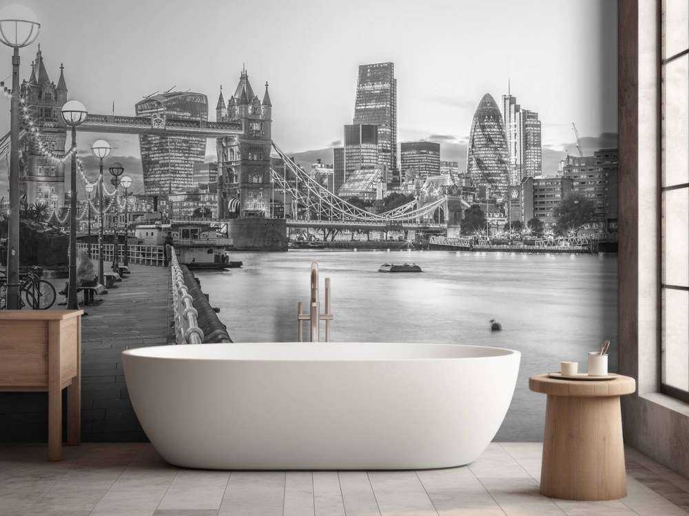 Promenada nad rzeką w Londynie