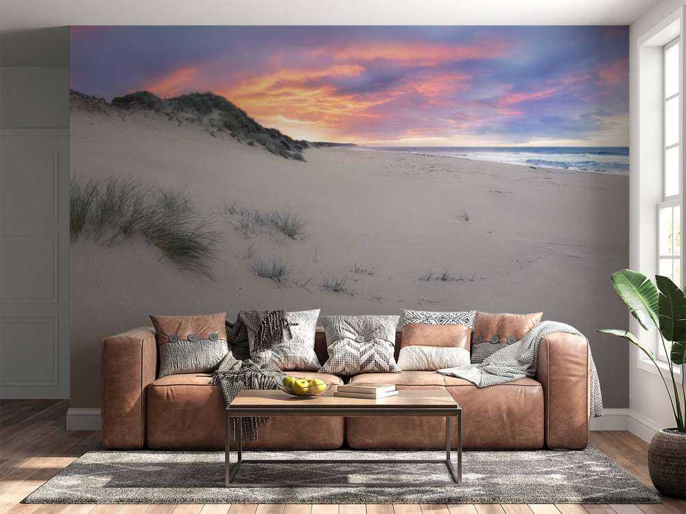 Wschód słońca nad wydmami