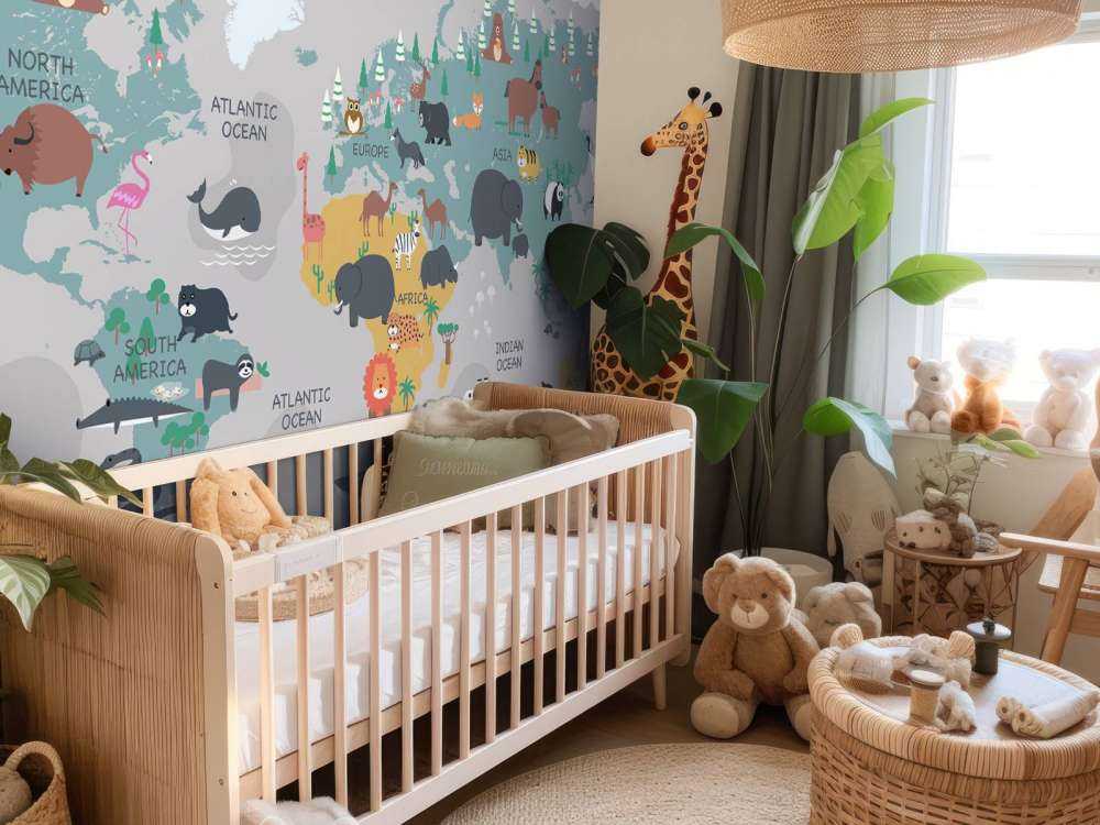 Mapa świata zwierząt