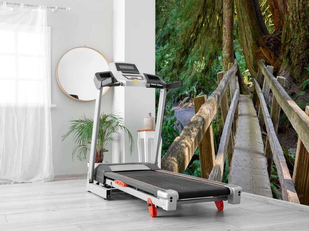 Drewniany most przez las