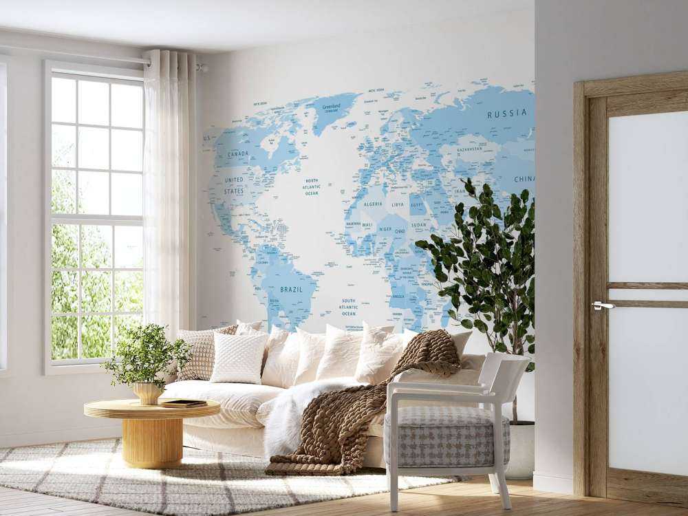 Realistyczna mapa świata