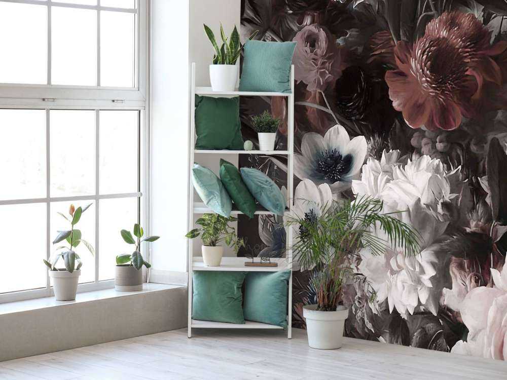 Duży bukiet z anemonami różowymi